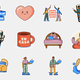 Imagen para el artículo titulado Videollamadas, médicos y balcones: así son los nuevos stickers de WhatsApp y la OMS sobre la cuarentena